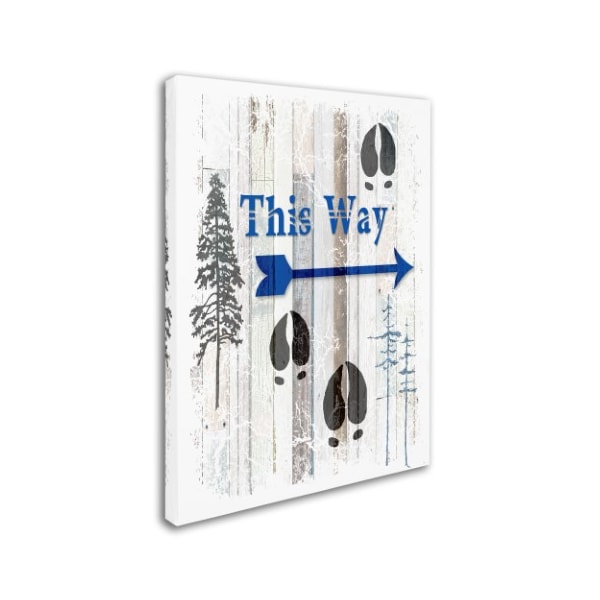 LightBoxJournal 'The Blue Moose - This Way I' Canvas Art,18x24